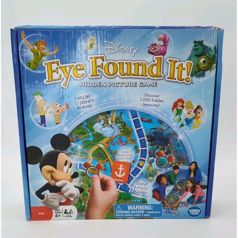 Disney Eye Found It Hidden Game Giant 6ft Board 2015 Missing Few SEE B29.2GA852
